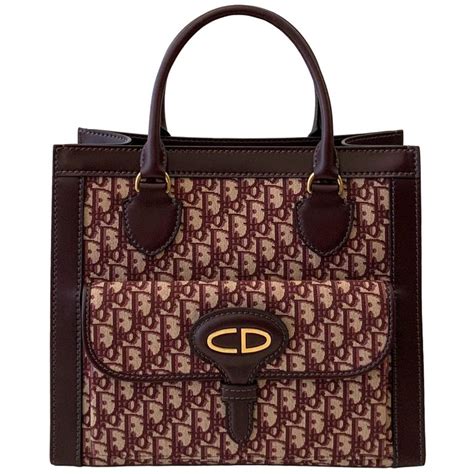 burgundy dior tote|Dior tote handbags.